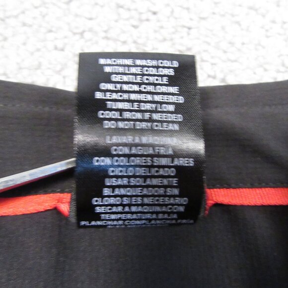 Gerry Men's XL Black Button Down Hiking Shirt Front Zip Pocket Lightweight - Picture 5 of 12